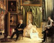 维克多 Mottez : The Artist's Studio